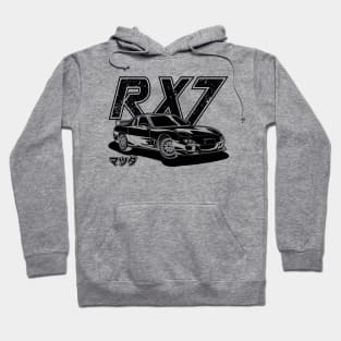 RX7  (Black Print) Hoodie